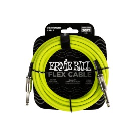 Ernie Ball - Cable de Audio 6.10 Mts., Verde (Recto/Recto) Mod.6419